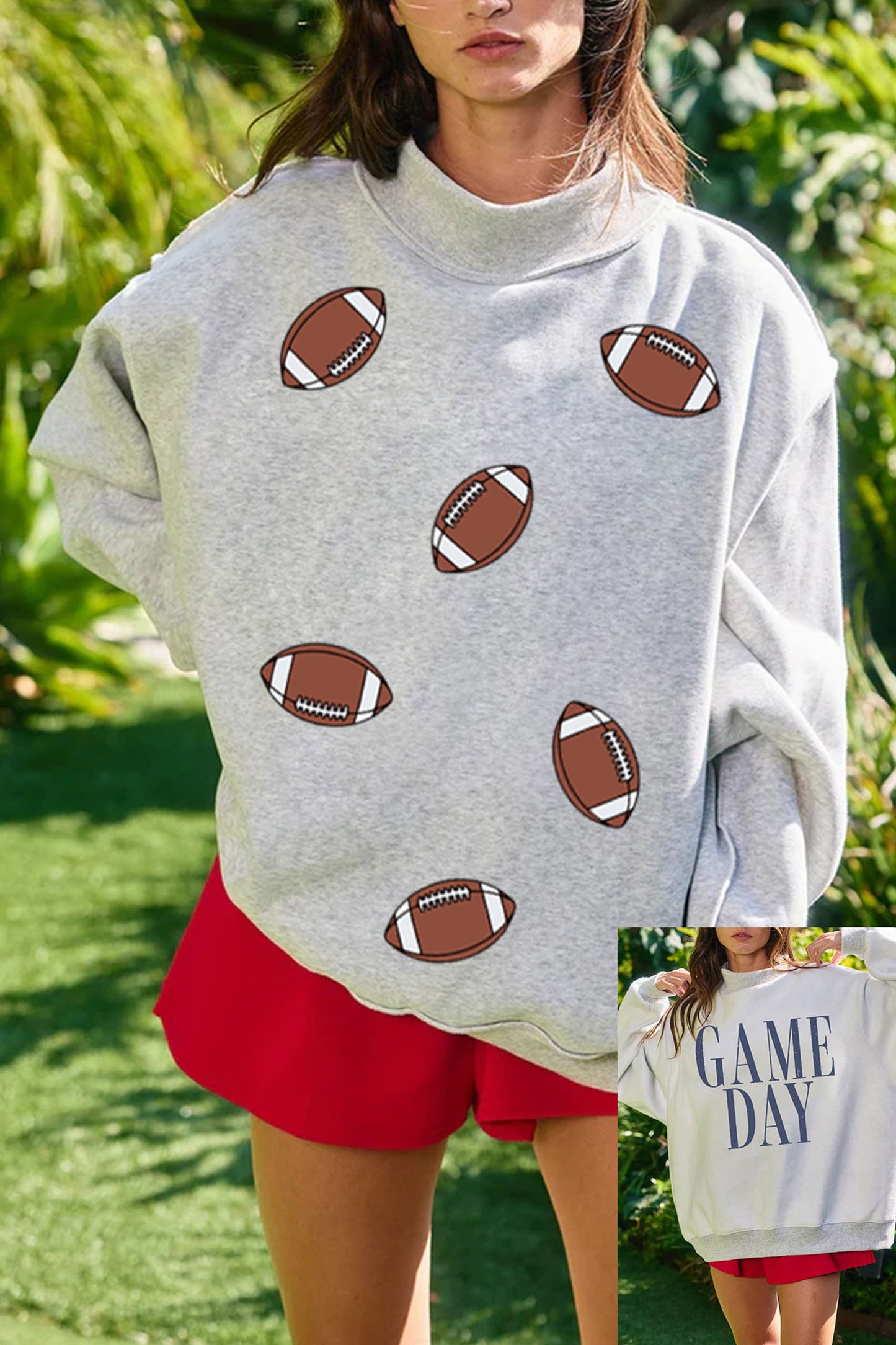 Reversible Football/Game Day Sweatshirt
