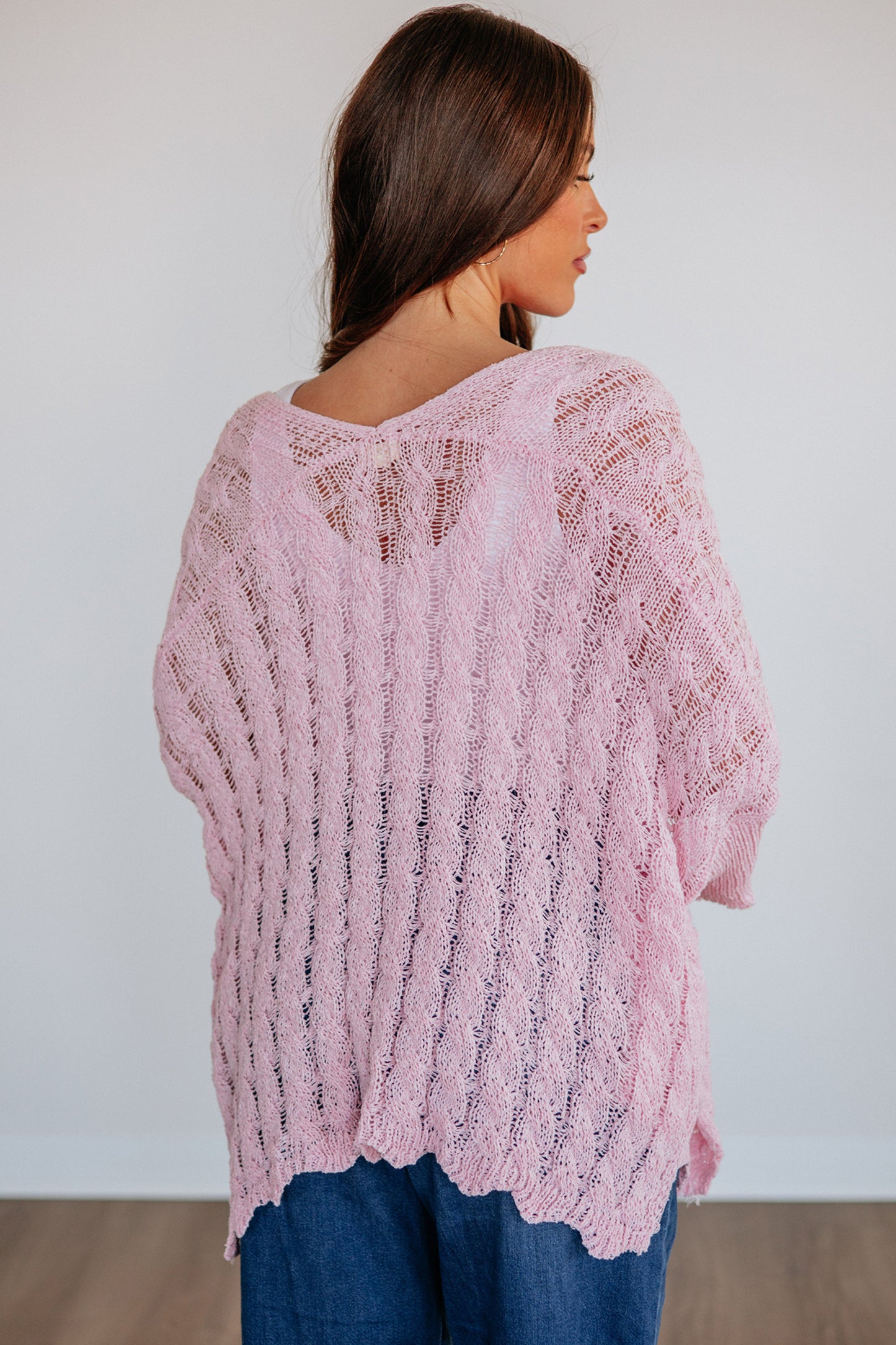 Open Front Crochet Cardigan