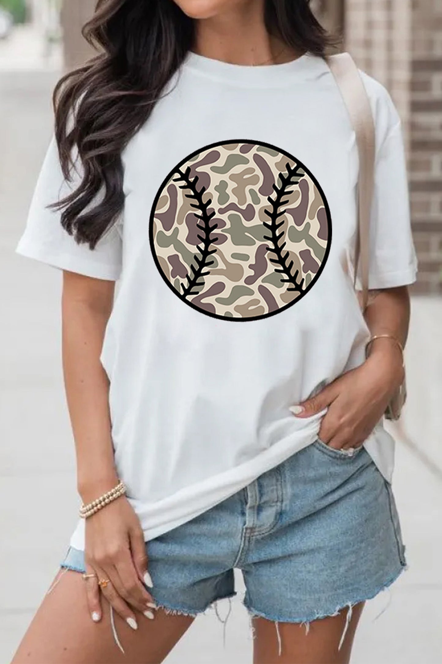 Camo Baseball Tee