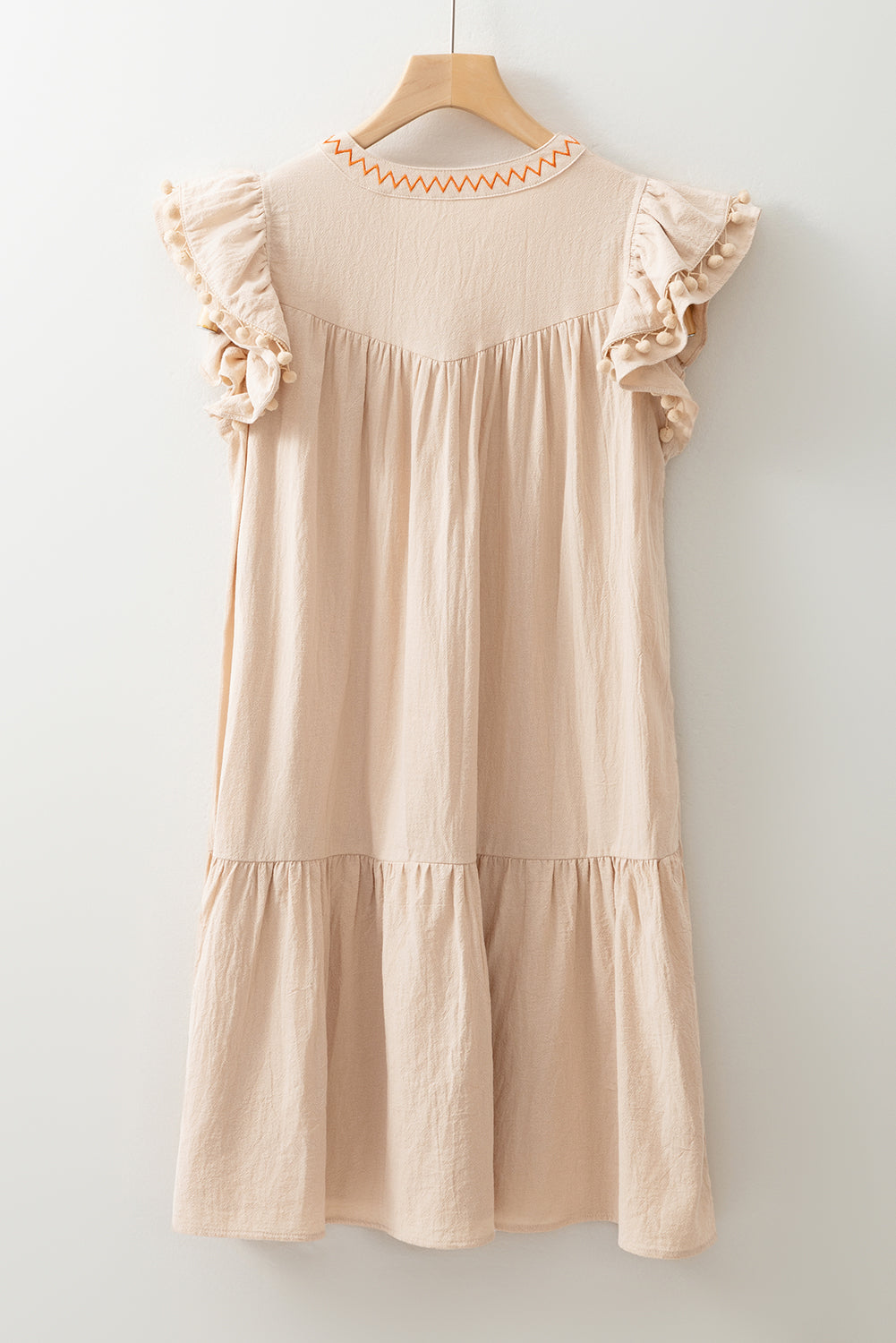 Embroidered Linen Dress