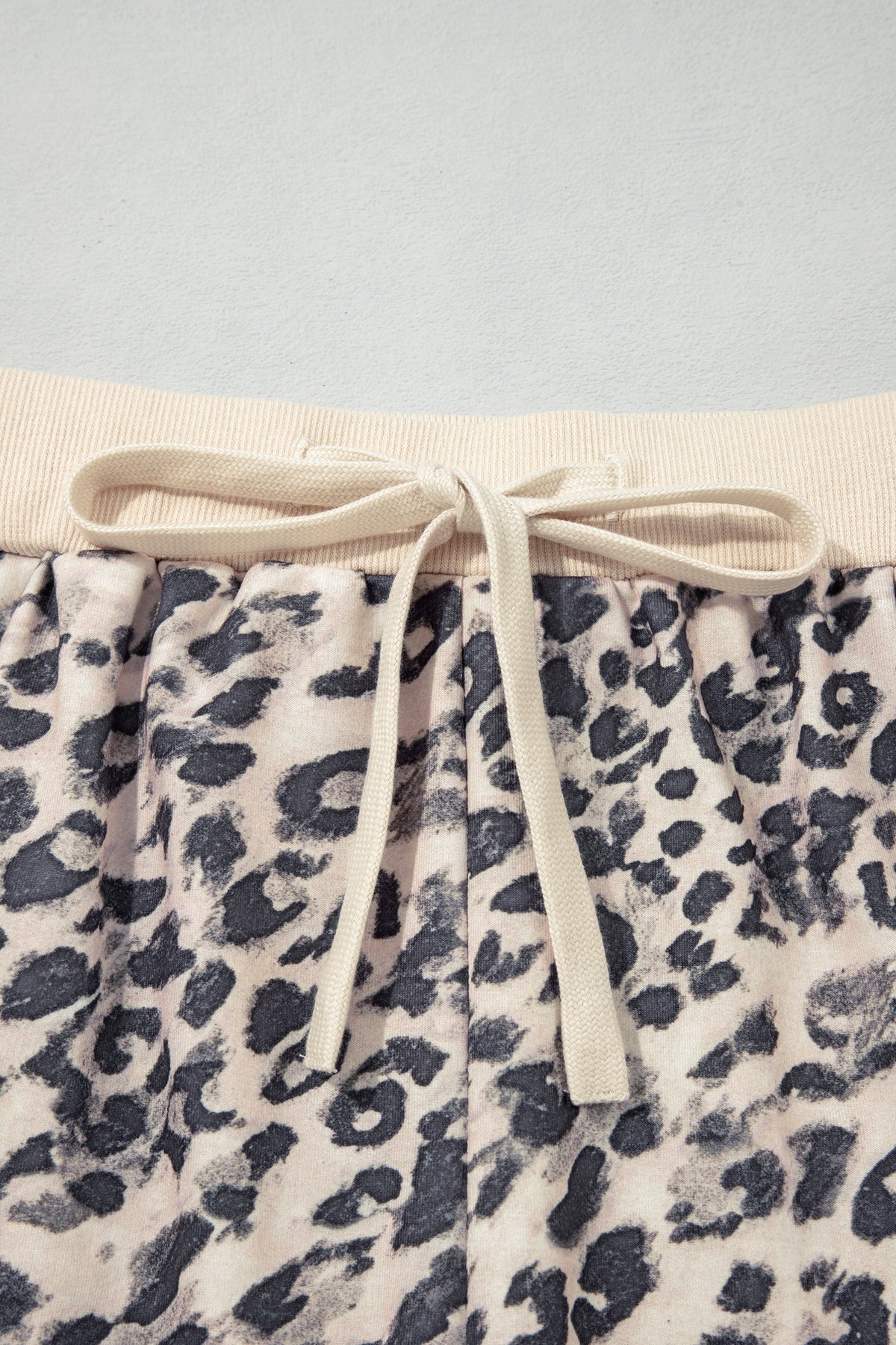 Leopard Zip-Up Hoodie & Short Set