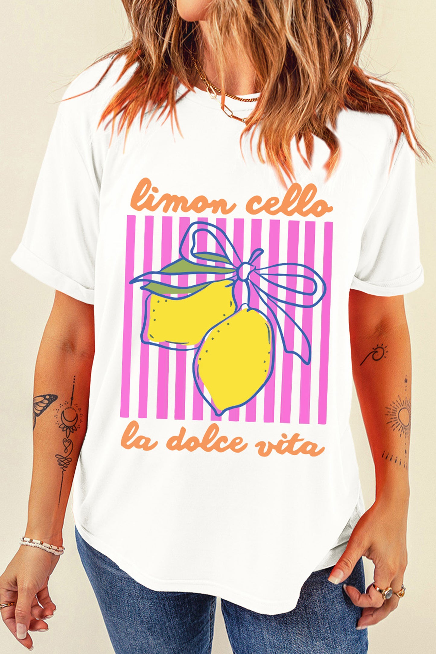 White Limoncello Tee