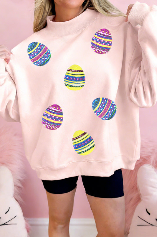 Sequin Easter Egg Sweatshirt