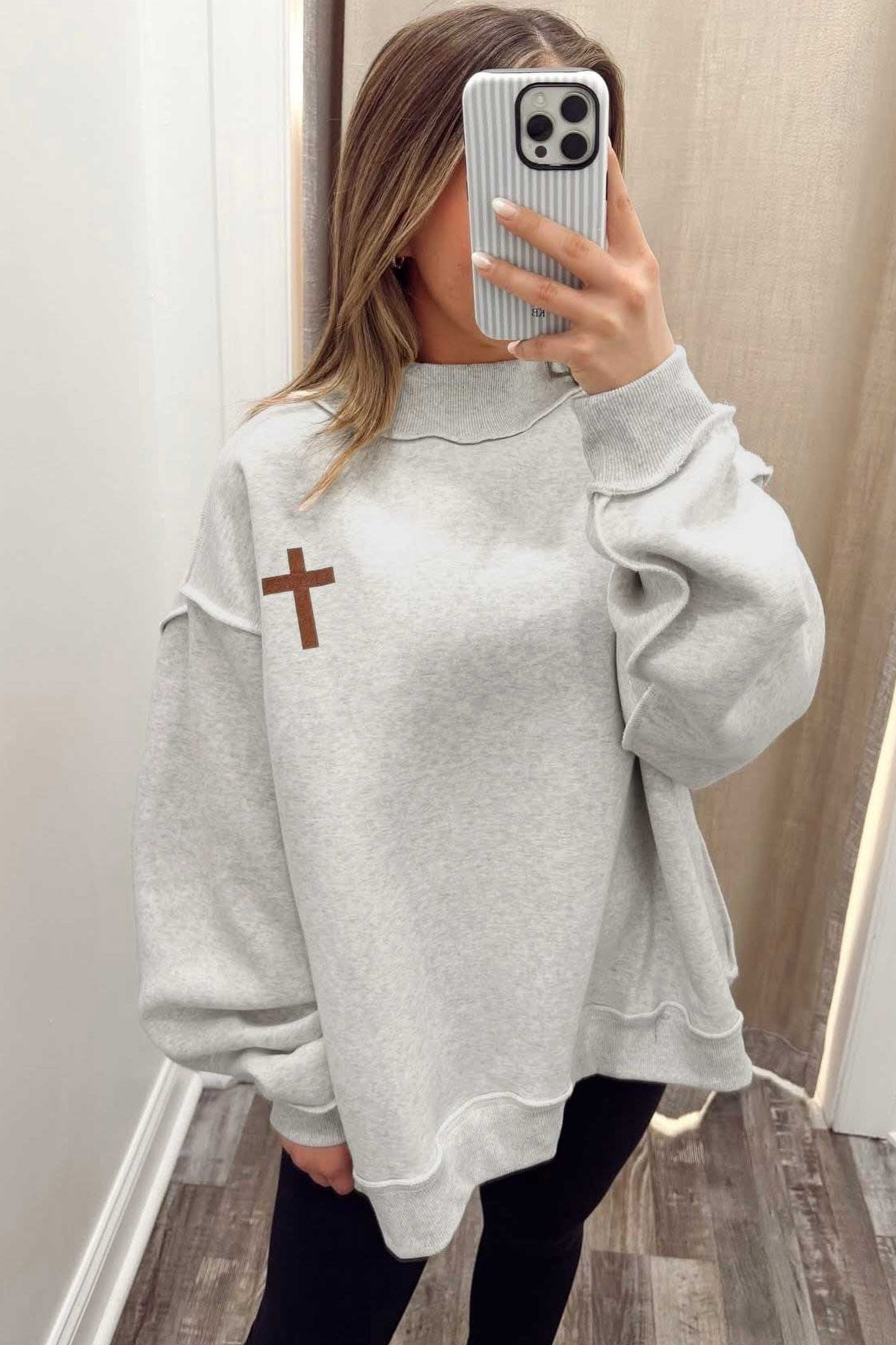 Reversible Jesus Saves Sweatshirt