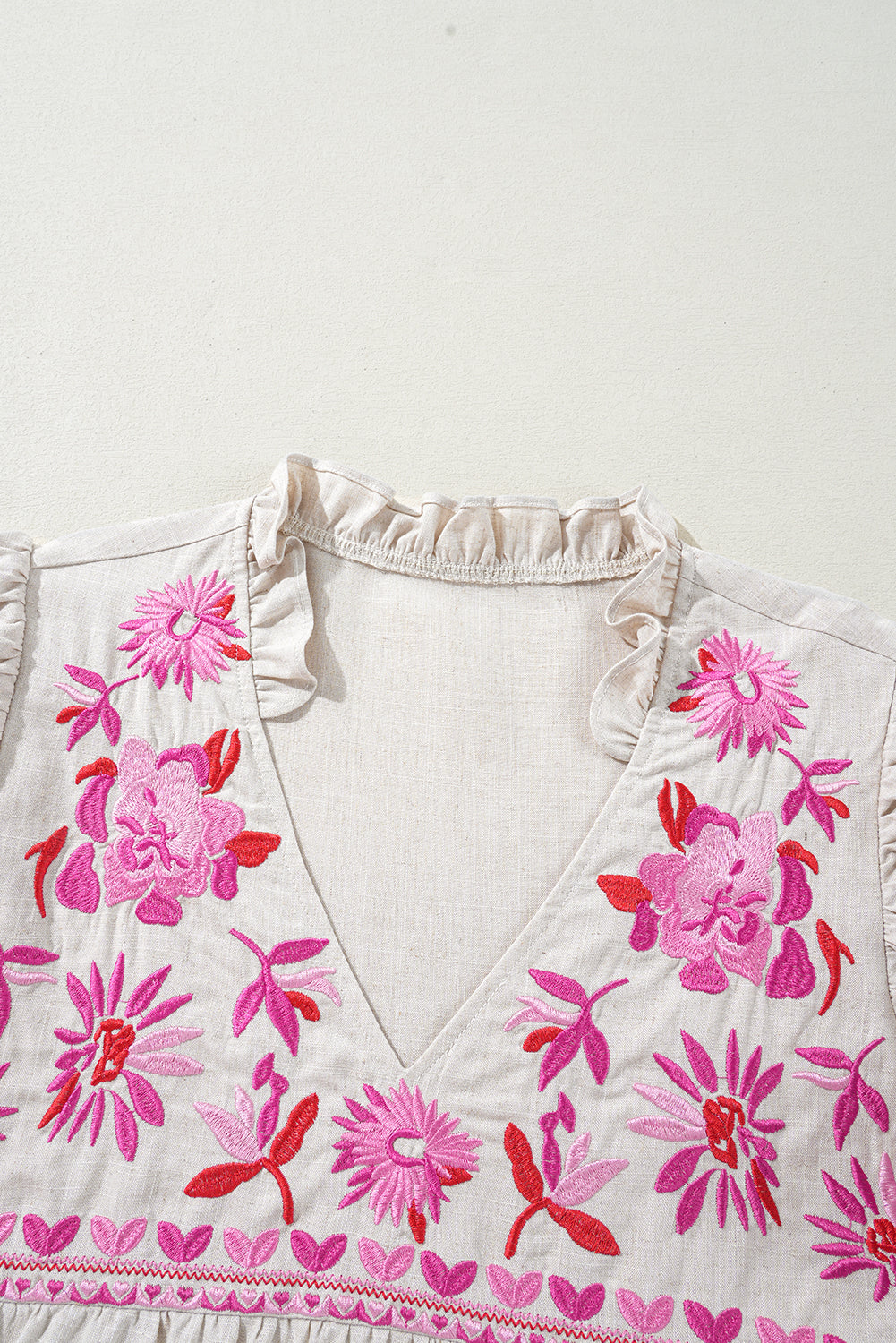 Floral Embroidered Top