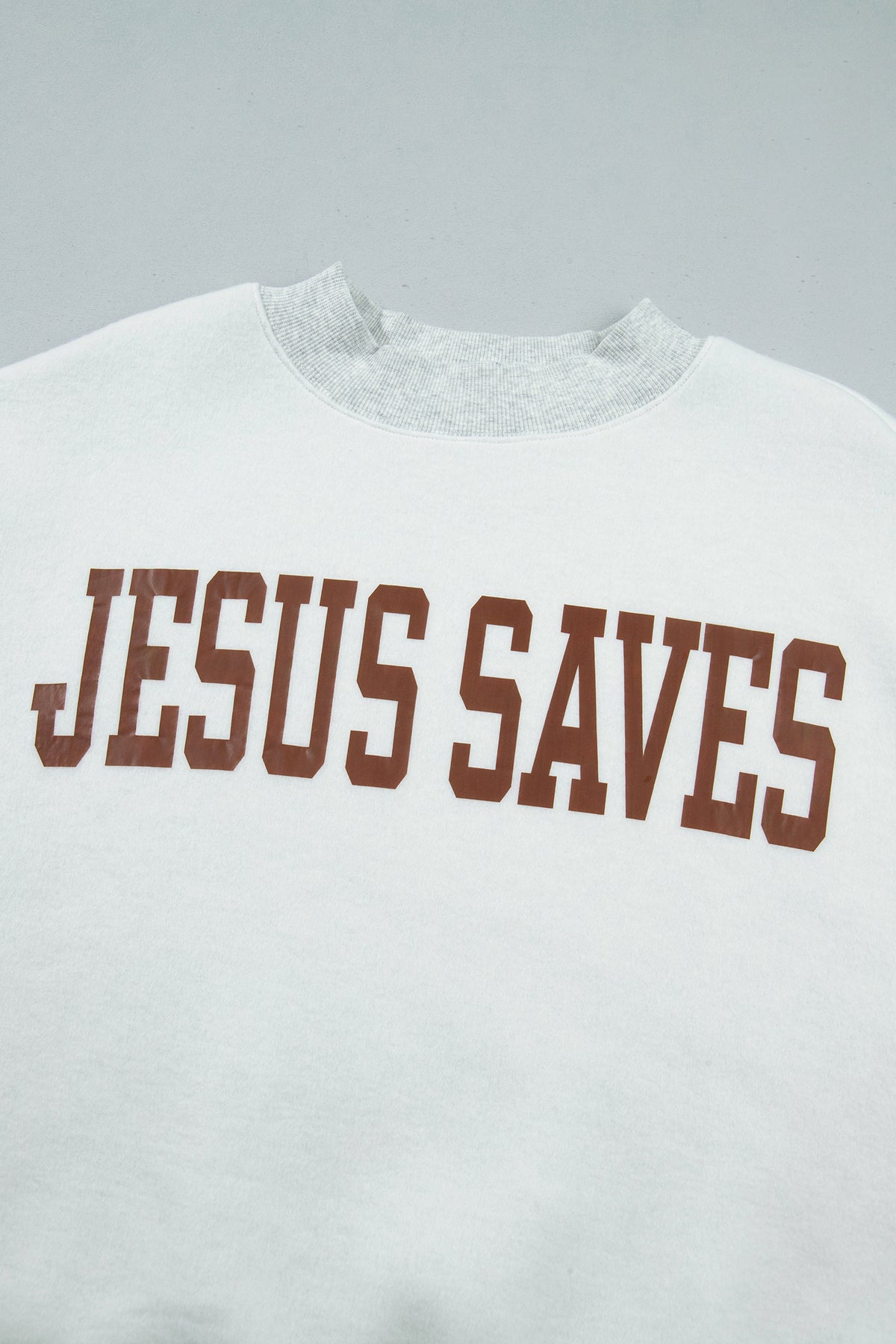 Reversible Jesus Saves Sweatshirt