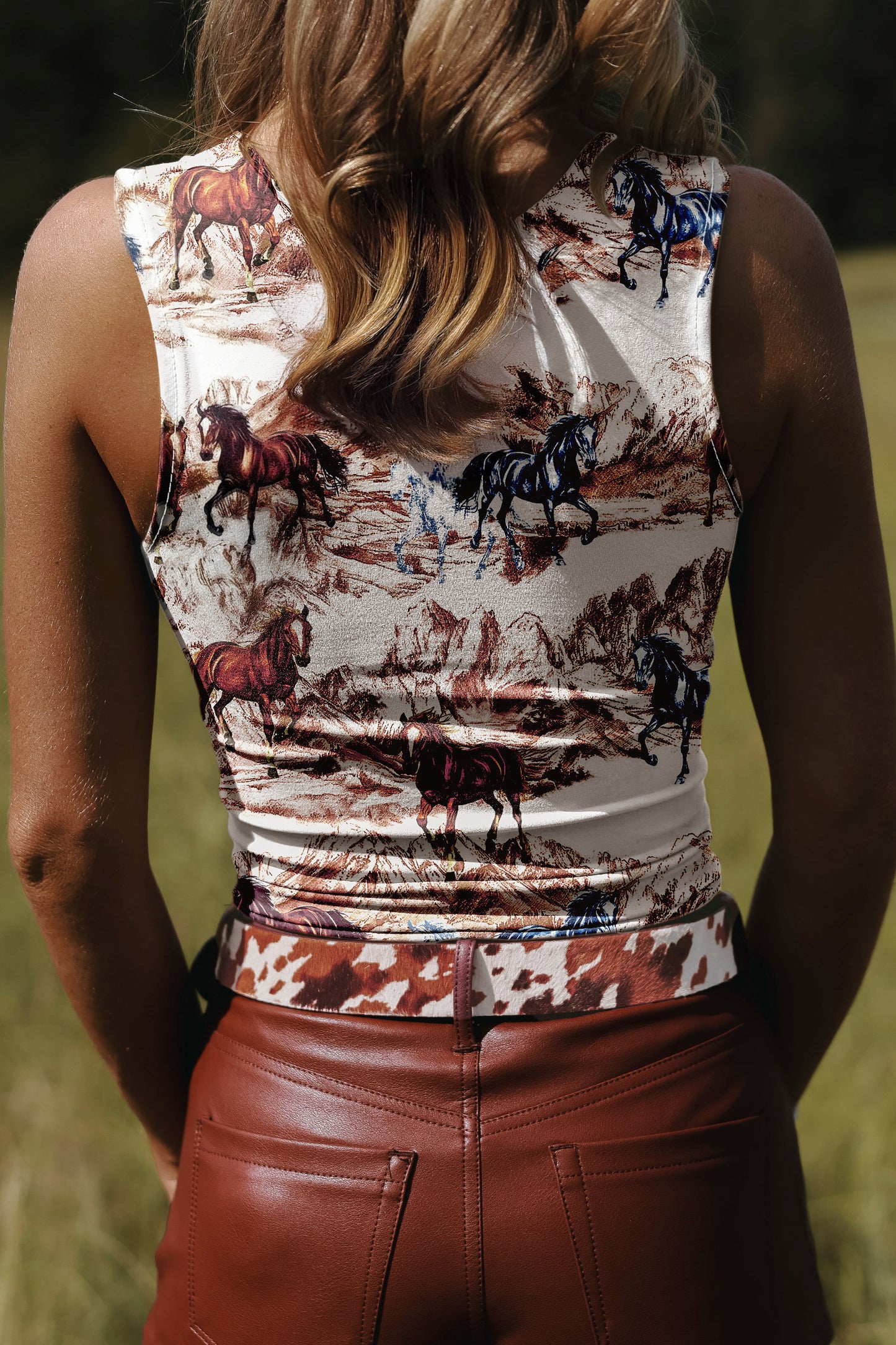 Western Slim Tank Top