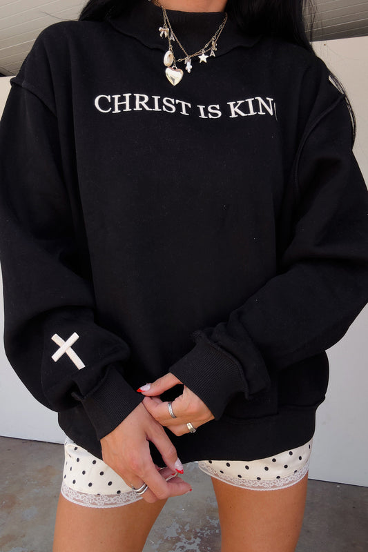 CHRIST IS KING Oversized Sweatshirt