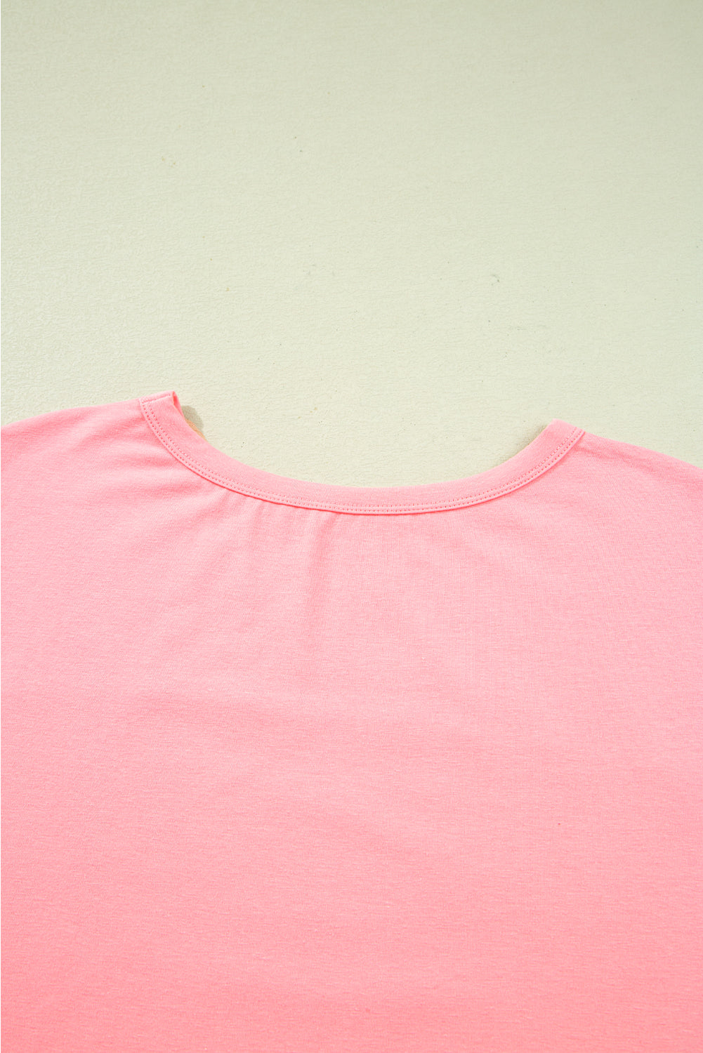 Pink Floral Patchwork Sleeve Top