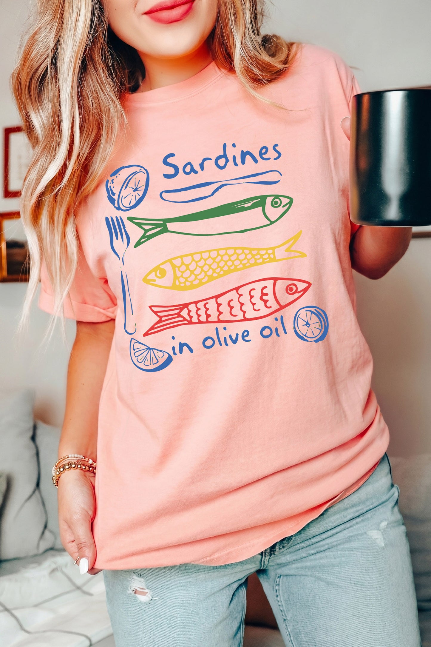 Pink Sardines Tee