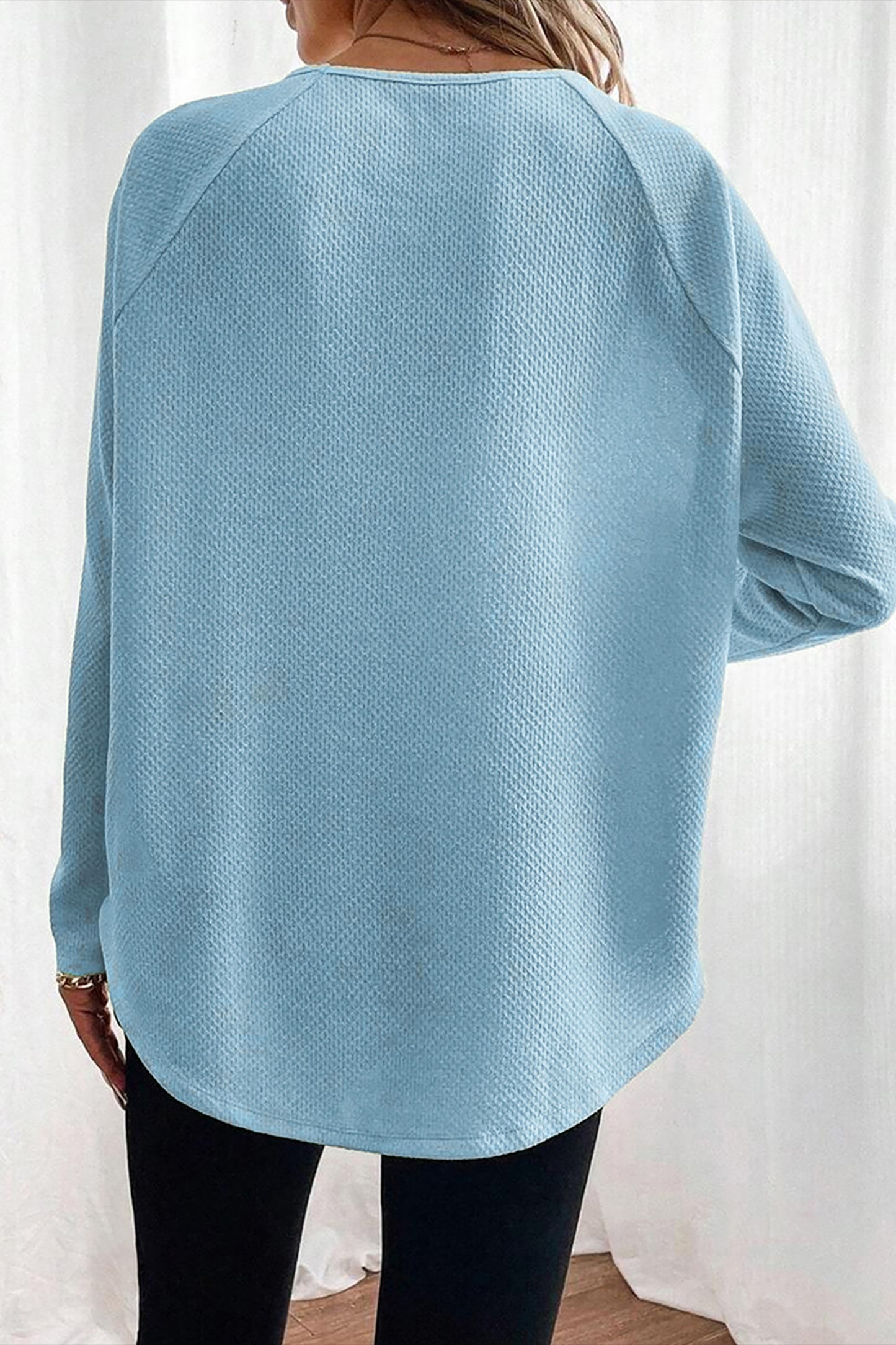 Raglan Sleeve Knit Loose Top