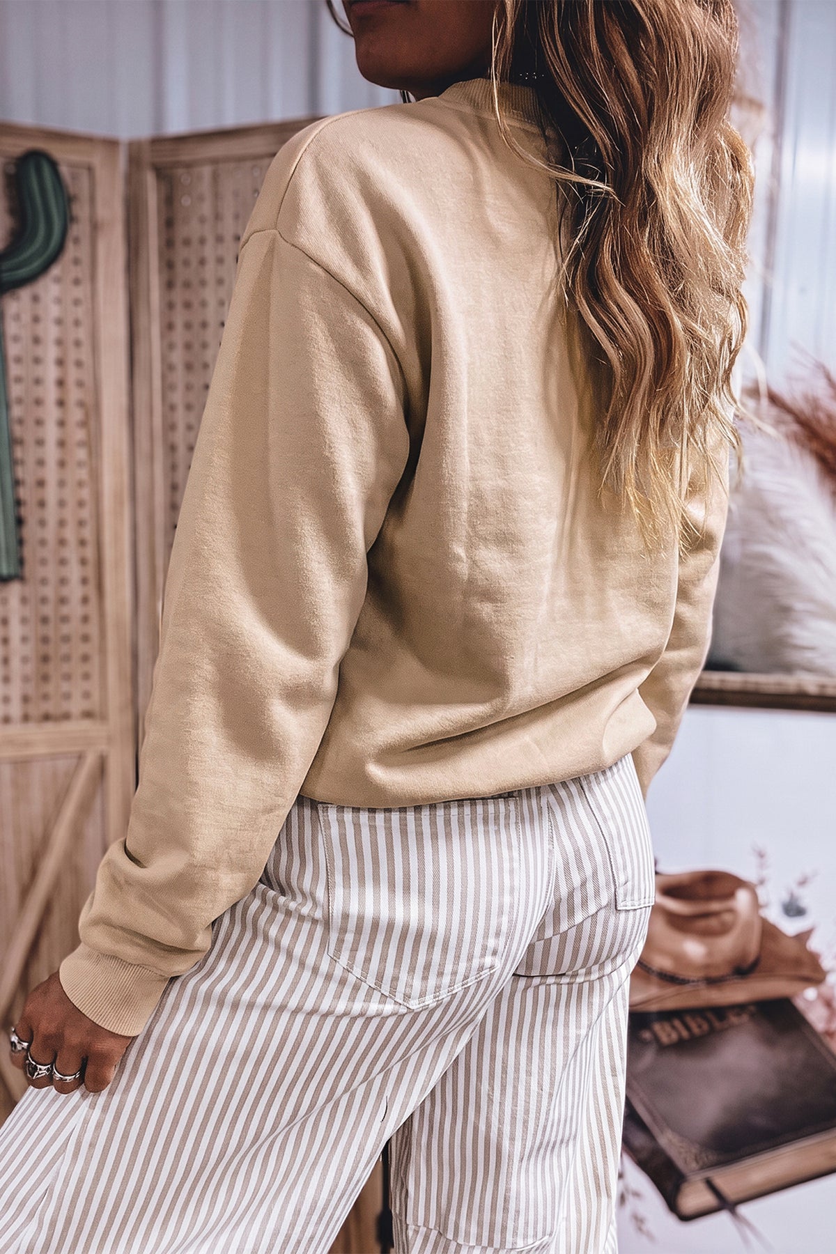 Western Embroidery Sweatshirt