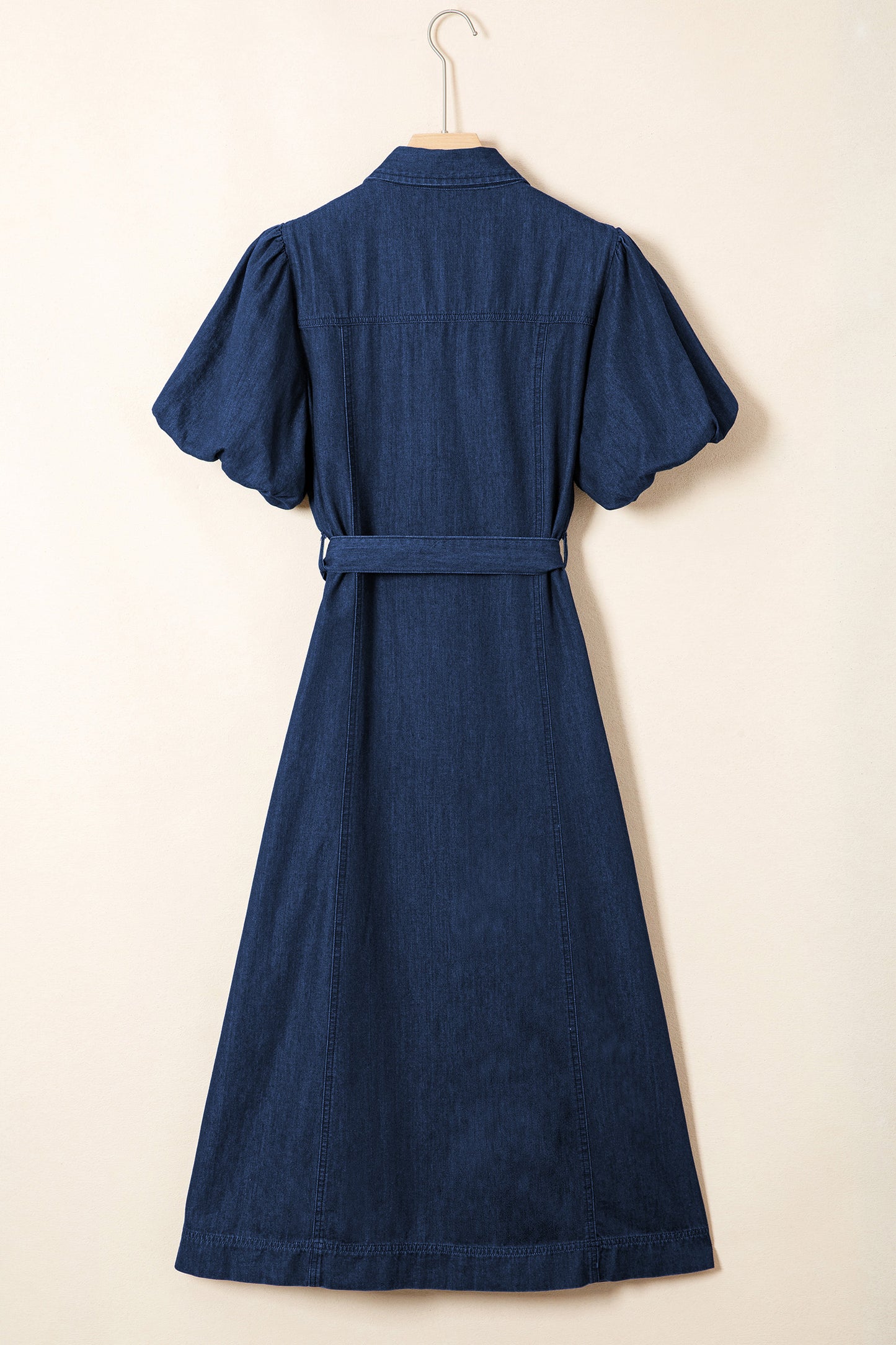 Denim Button Front Dress