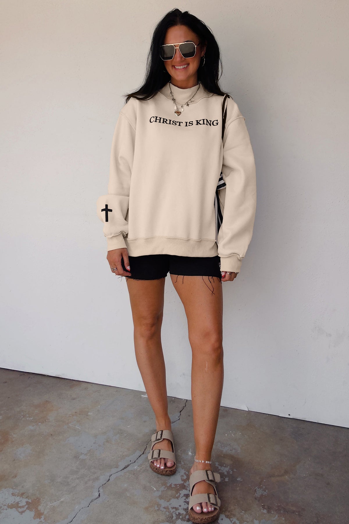 CHRIST IS KING Oversized Sweatshirt