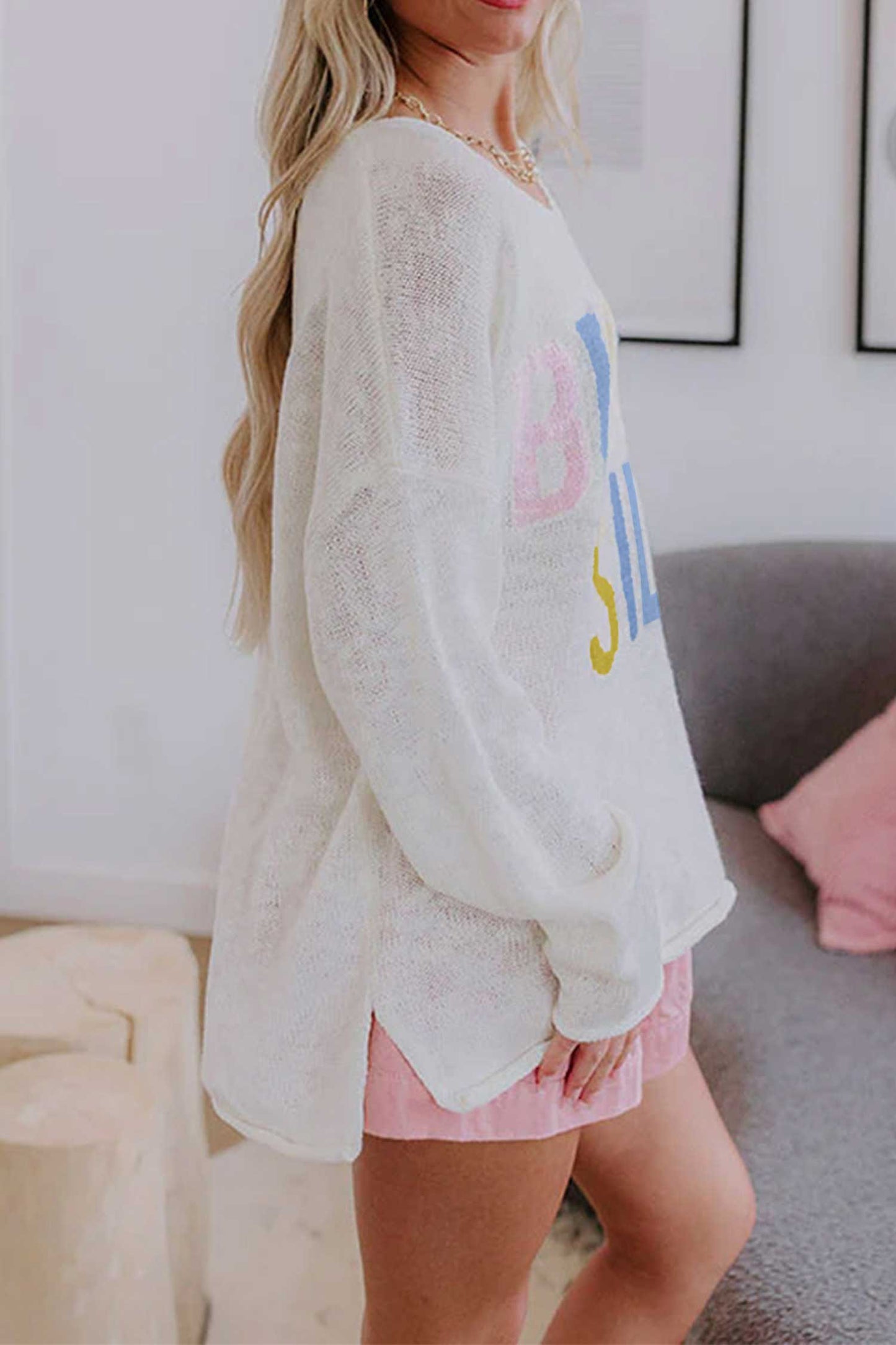 Lightweight Knit BEACH SIDE Sweater