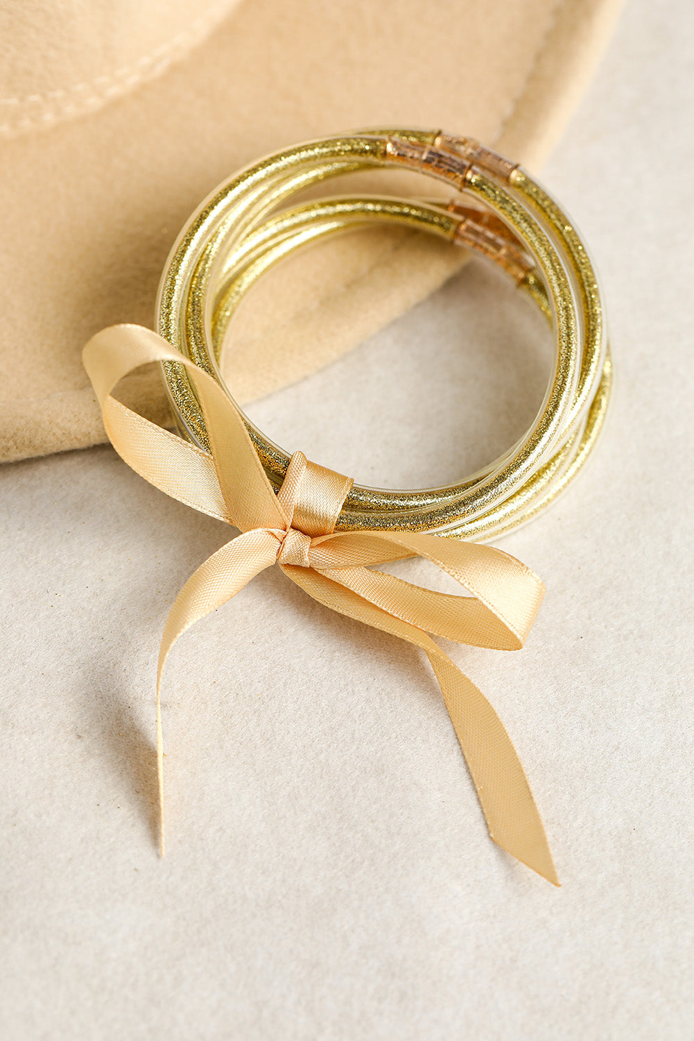 Glitter Layered Jelly Bracelets