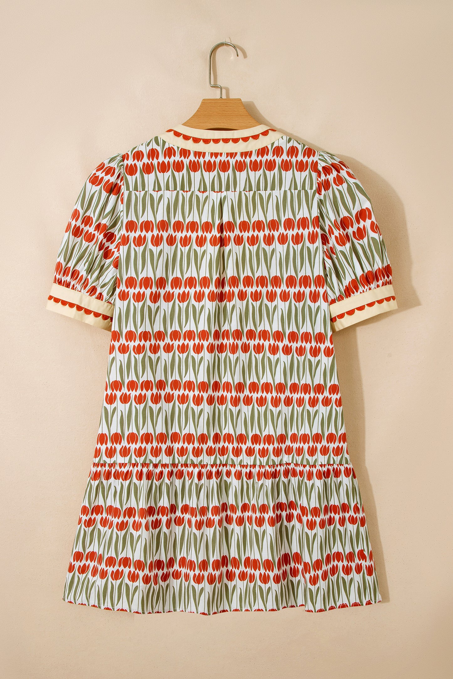Tulip Print Cotton Dress