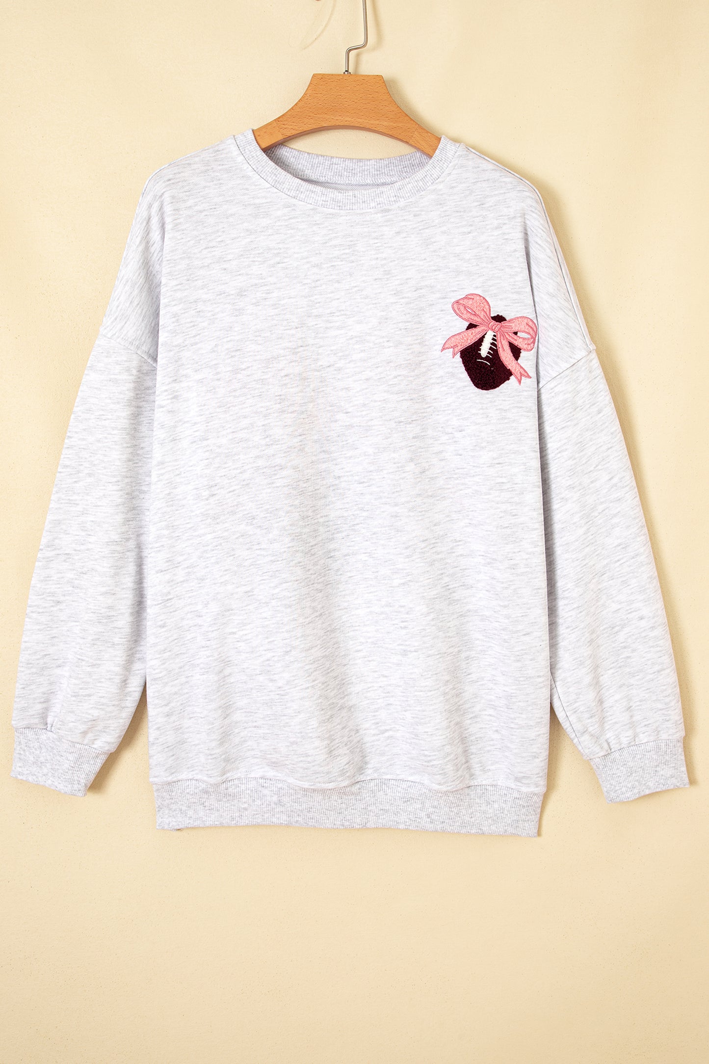 Chenille Football Sweatshirt