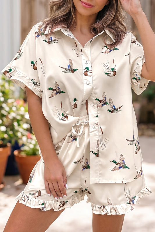 Satin Mallard Pajamas