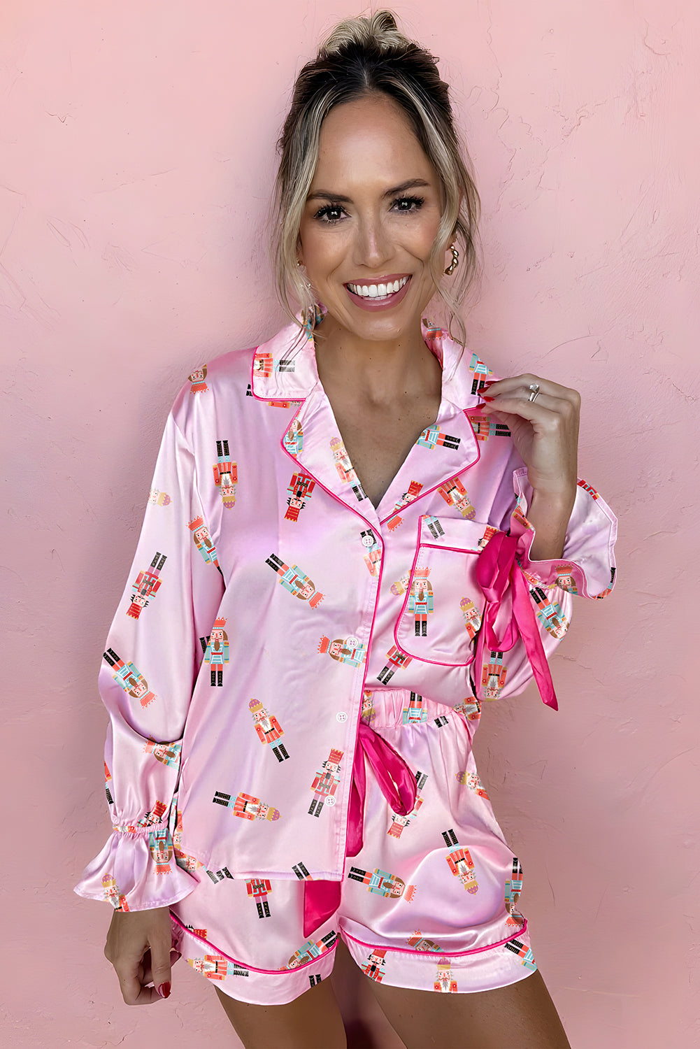 Pink Nutcracker Pajama Set