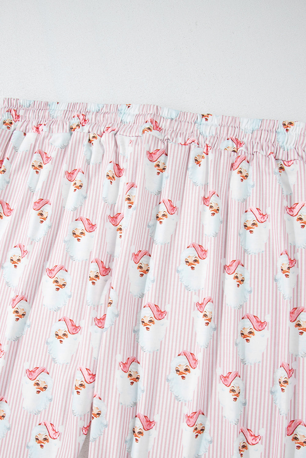 Pink Santa Claus Two Piece Loungewear Set