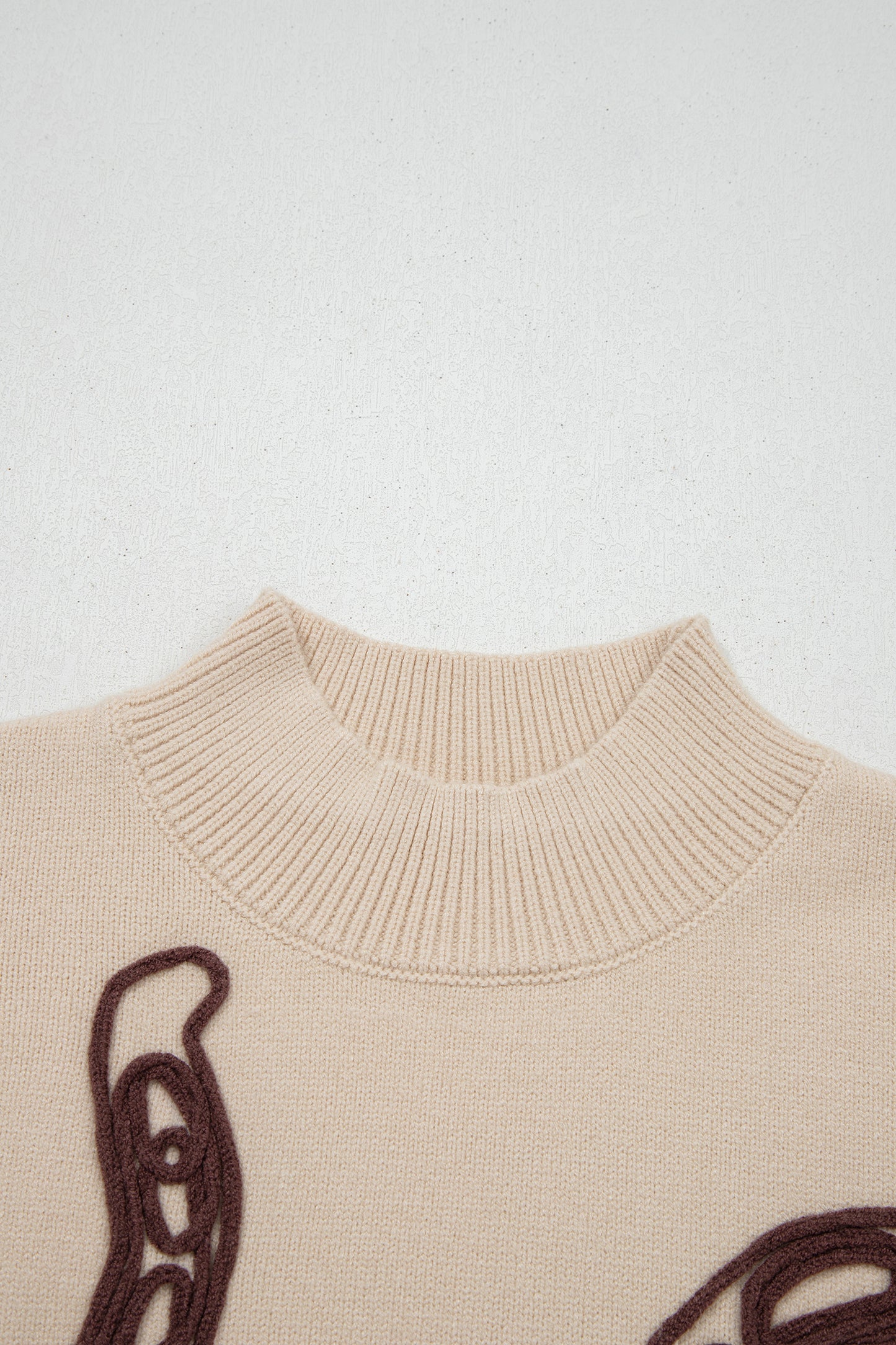 Horseshoes Mock Neck Sweater