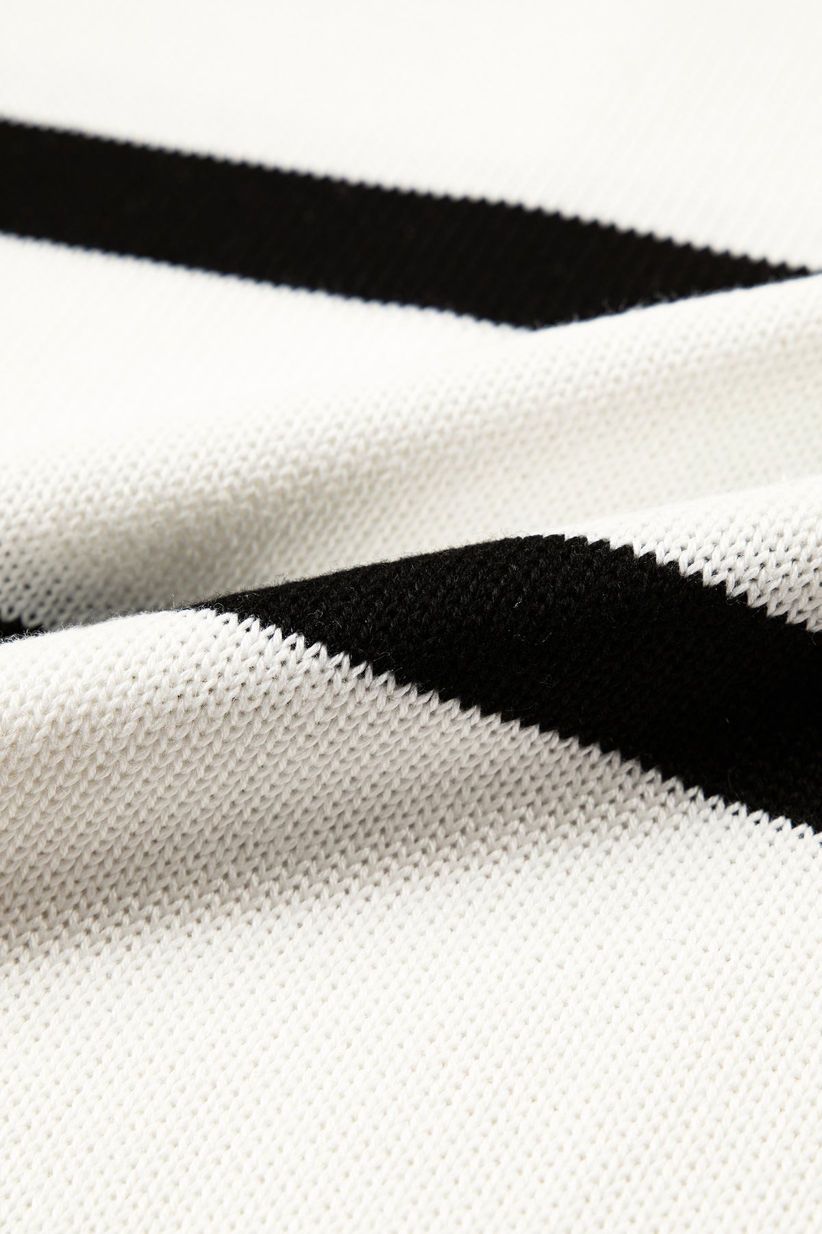 Western Stripe Short Sleeve Sweater