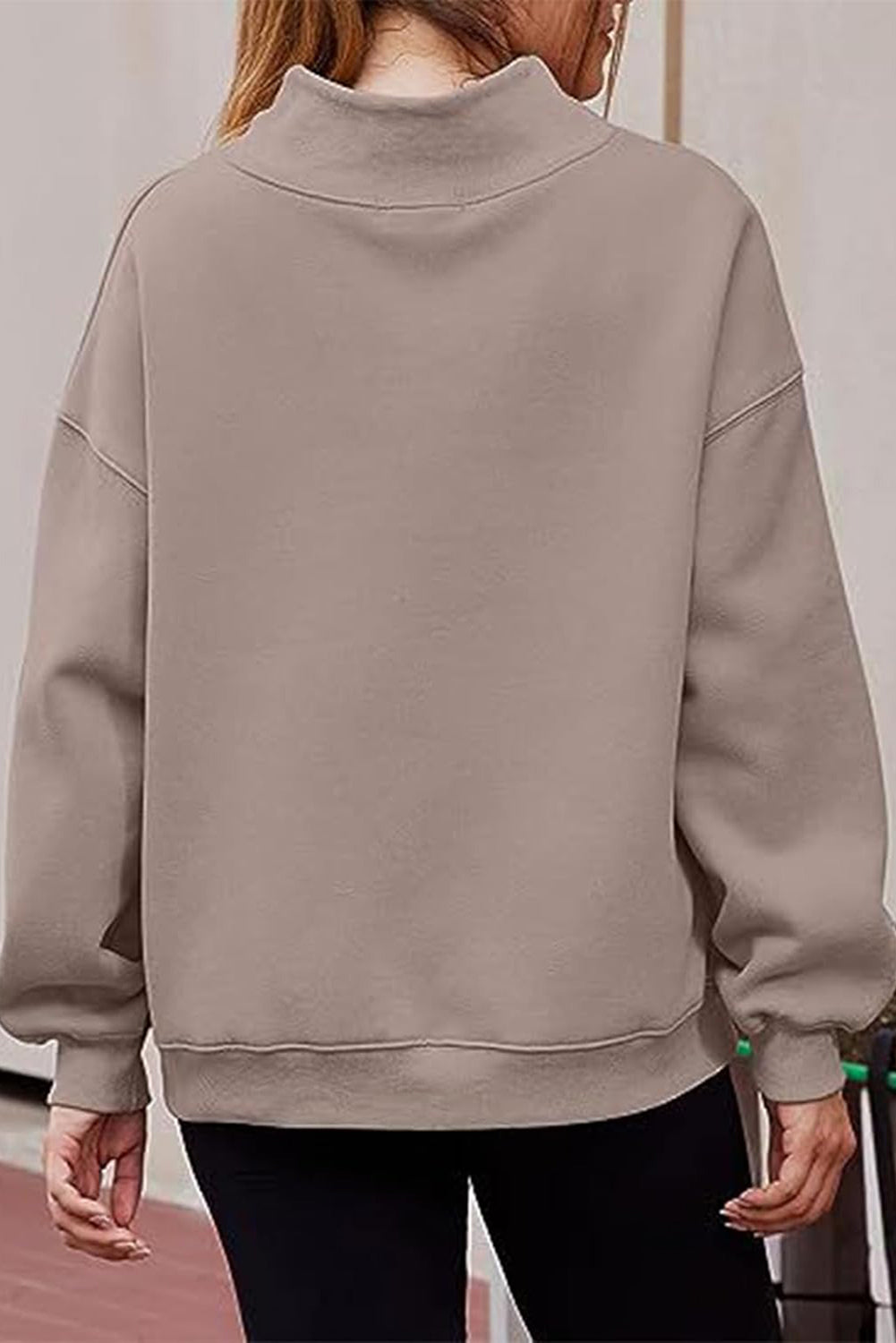 High Neck Sweatshirt