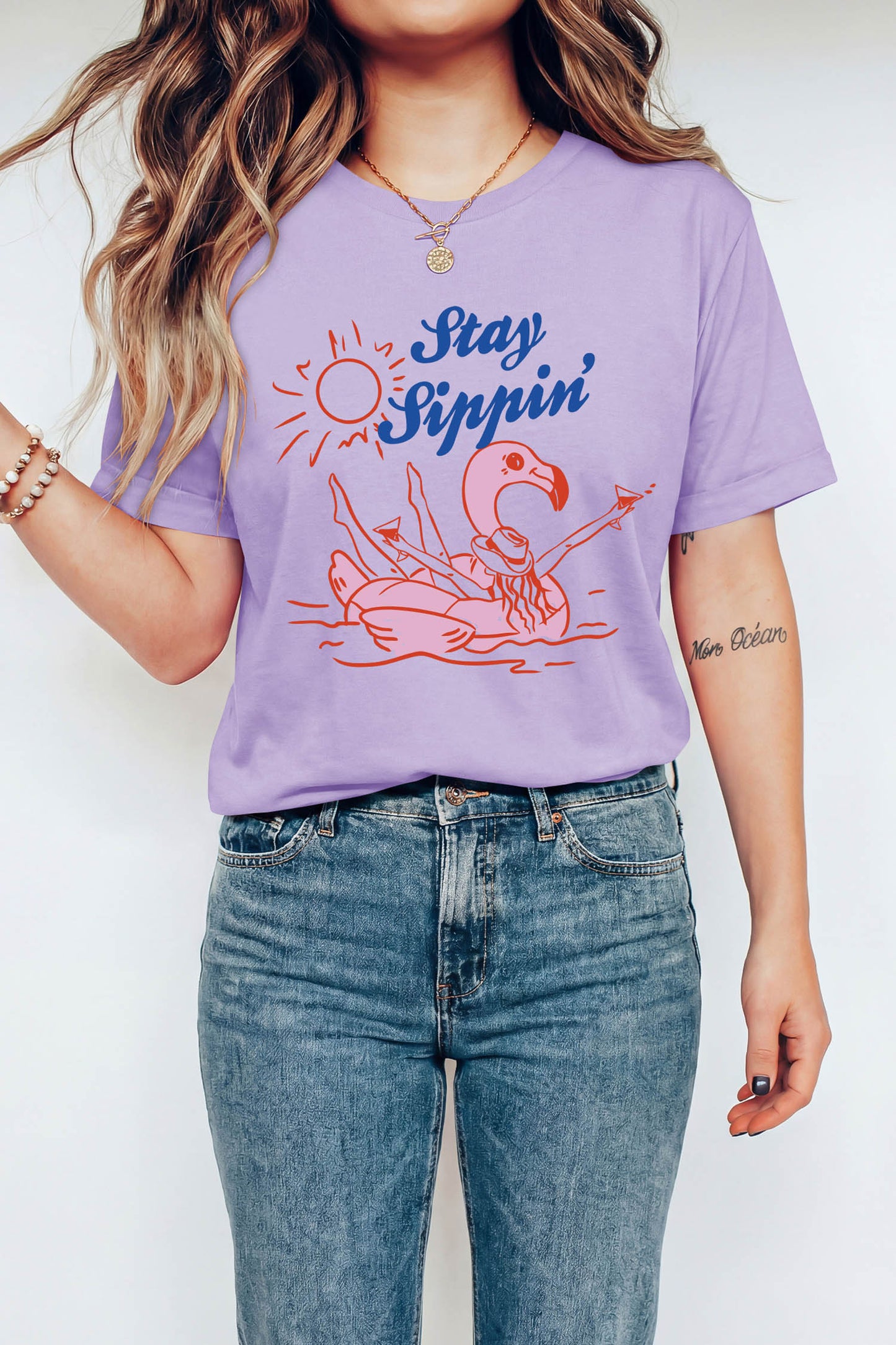 Stay Sippin Vacation Tee