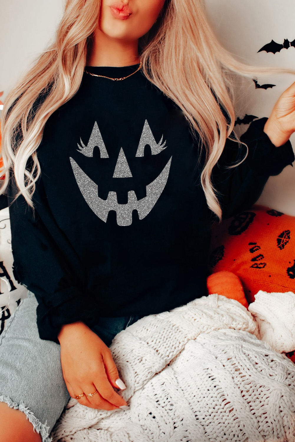 Black Halloween Sweatshirt