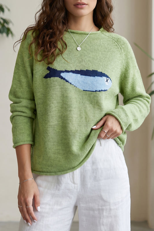 Relaxed Fish Sweater