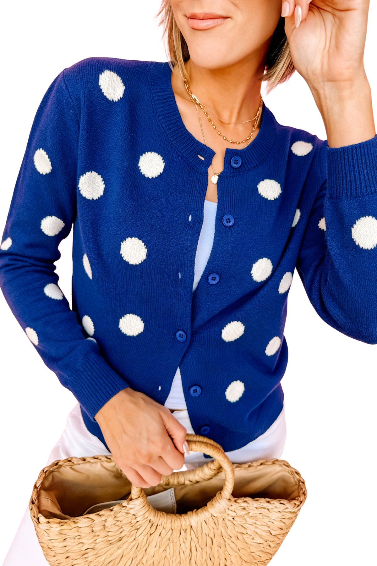 Polka Dot Cardigan