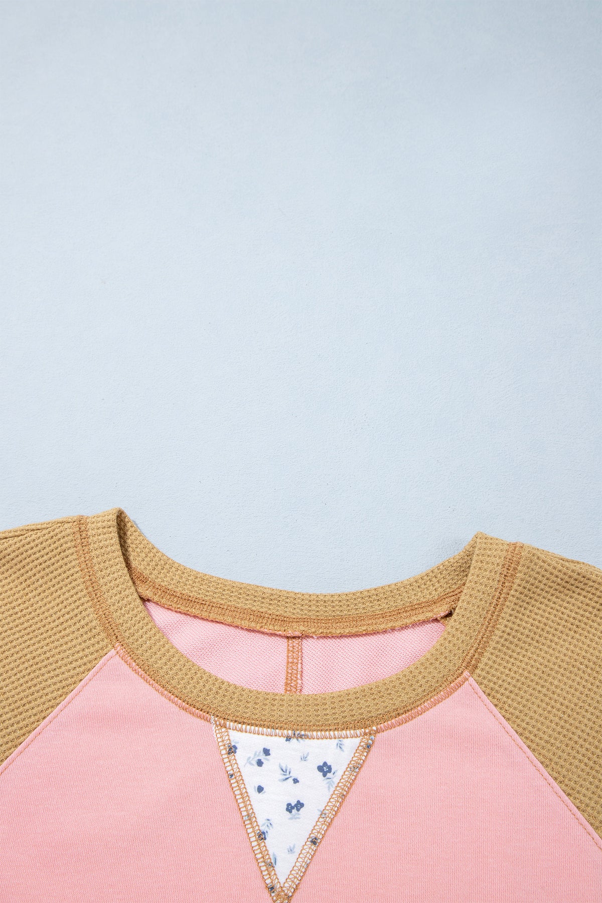 Patchwork Long Sleeve Top