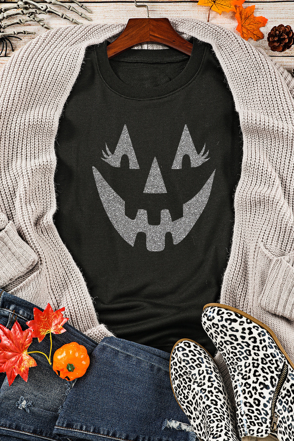 Black Halloween Sweatshirt