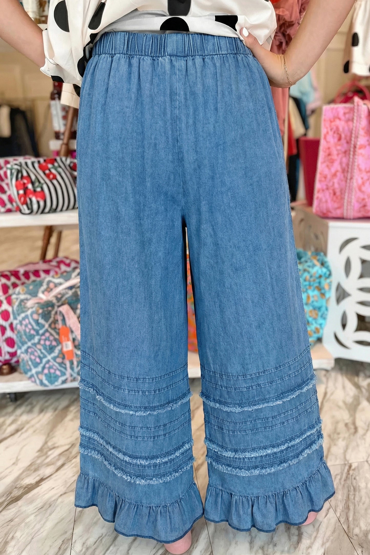 Lightweight Denim Pants