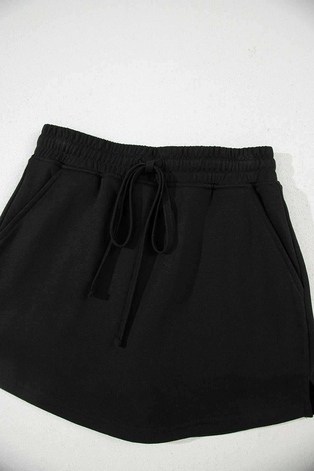 French Terry Drawstring Skort