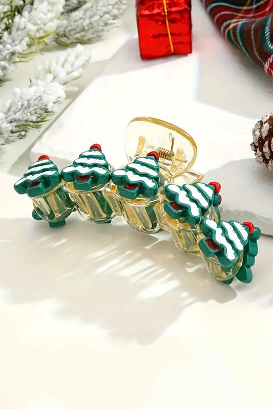 Christmas Tree Hair Claw