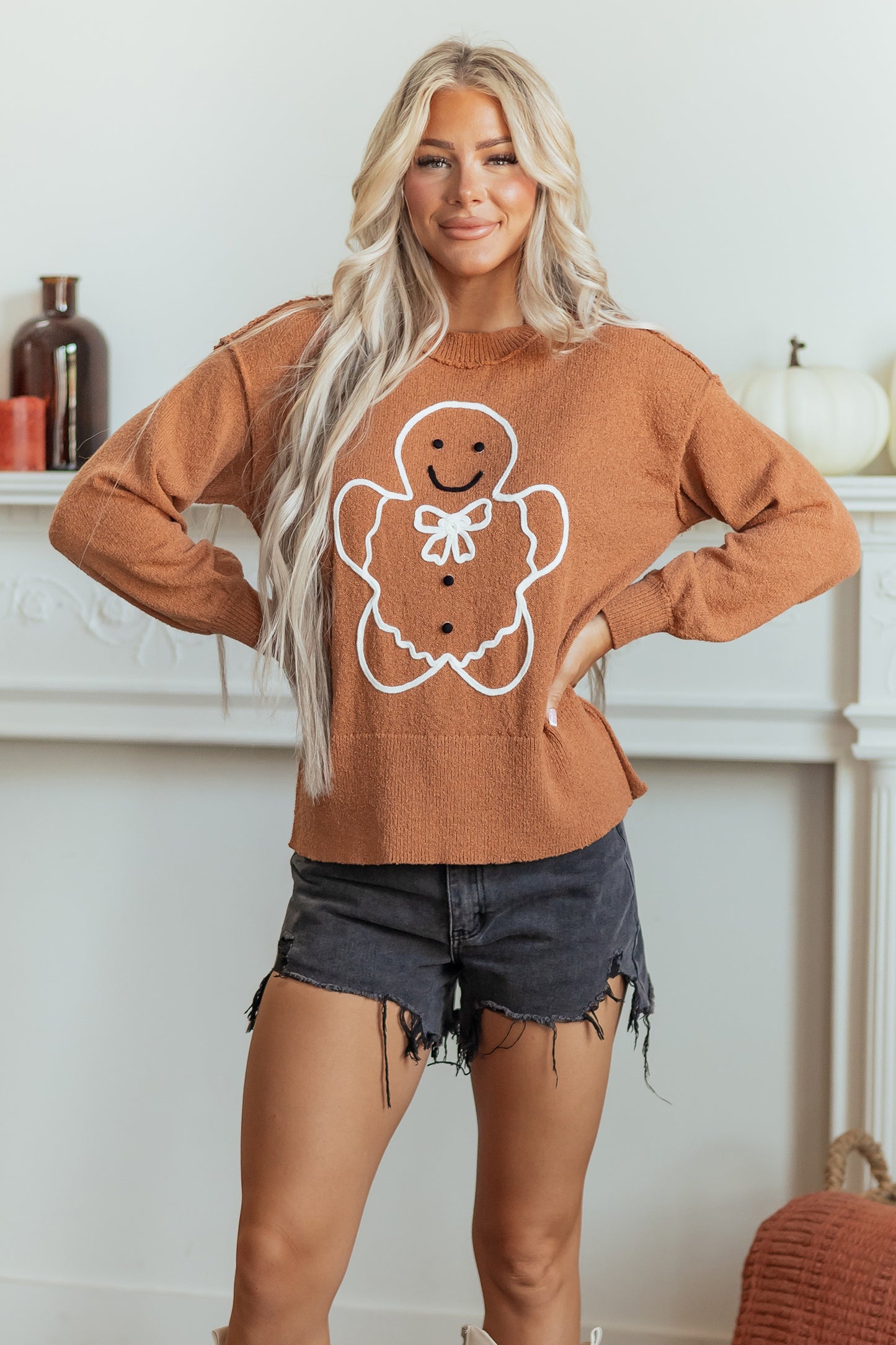 Gingerbread Christmas Sweater