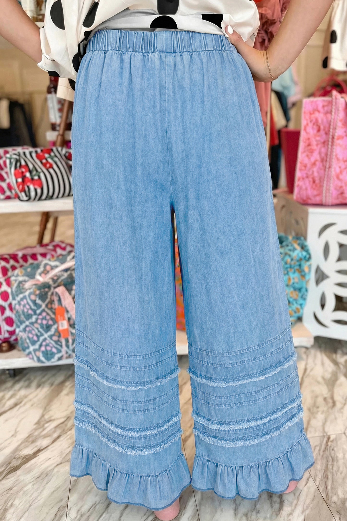 Lightweight Denim Pants