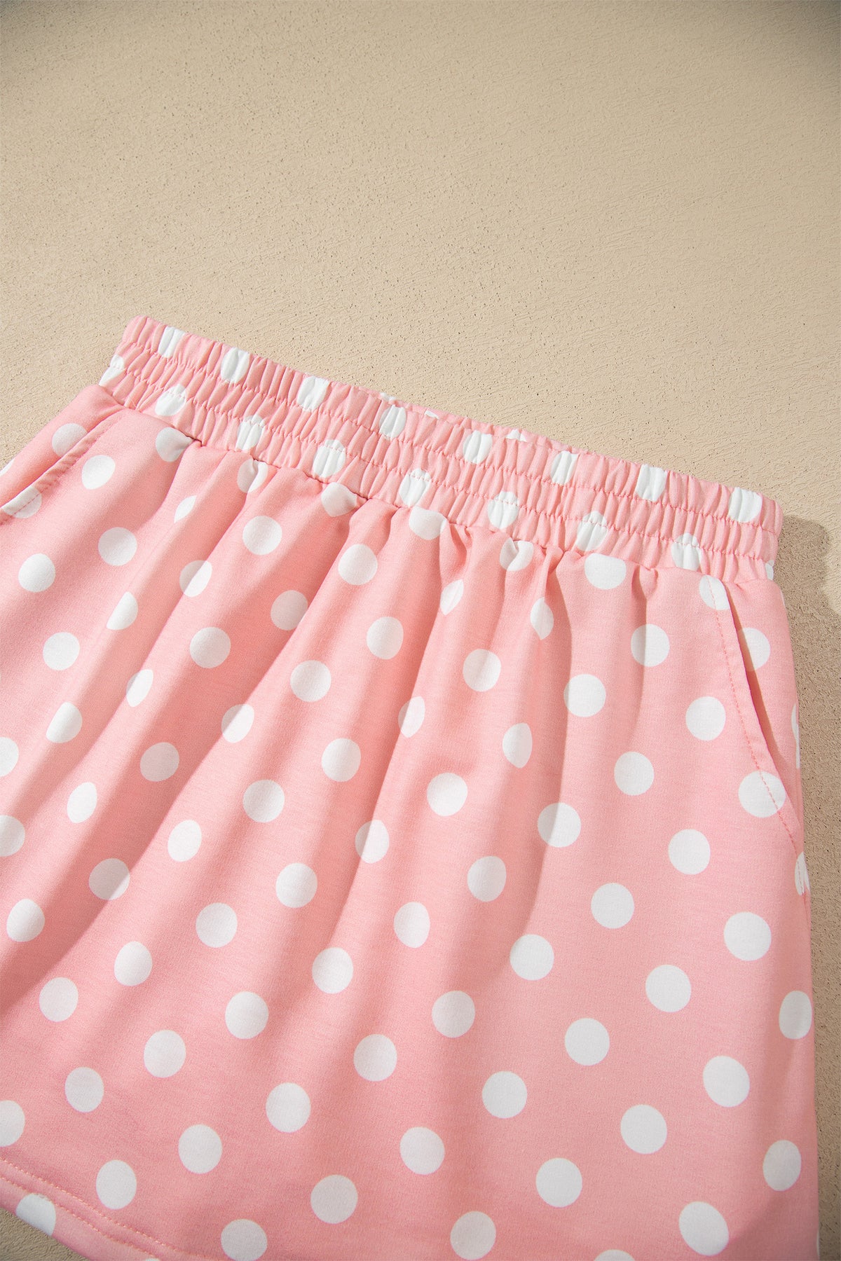 Polka Dot Hoodie & Mini Skort Set