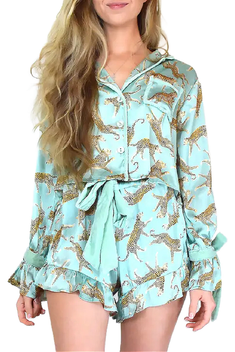 Leopard Pajama Set