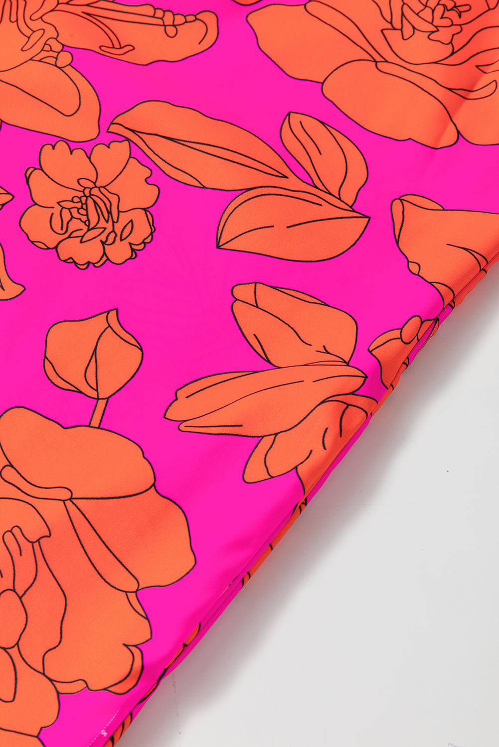 Bright Pink Floral Dress