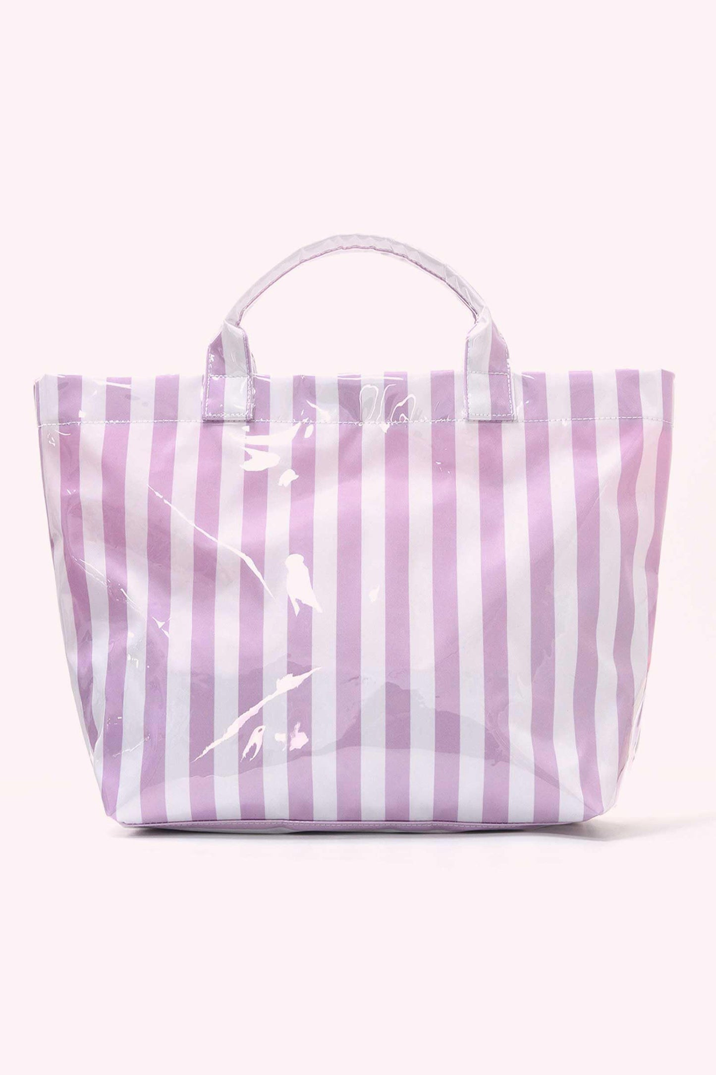 Large Waterproof Striped Carryall Tote Bag