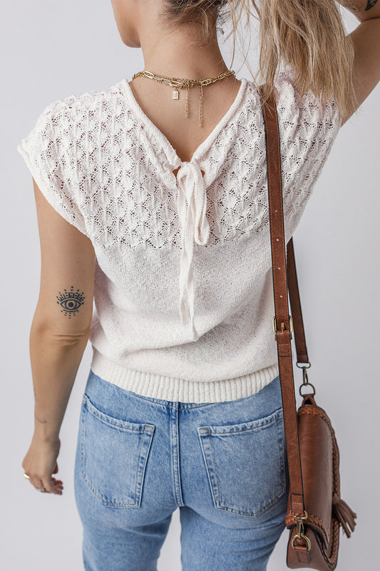 Crochet Knit Top