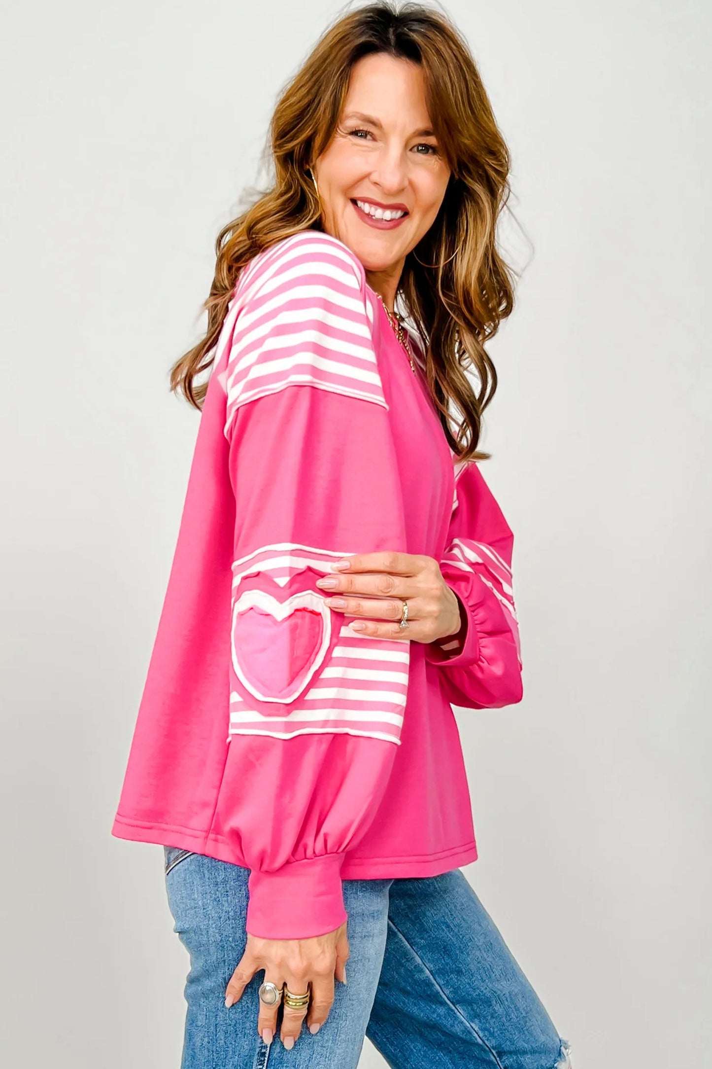 Pink Valentine's Relaxed Top