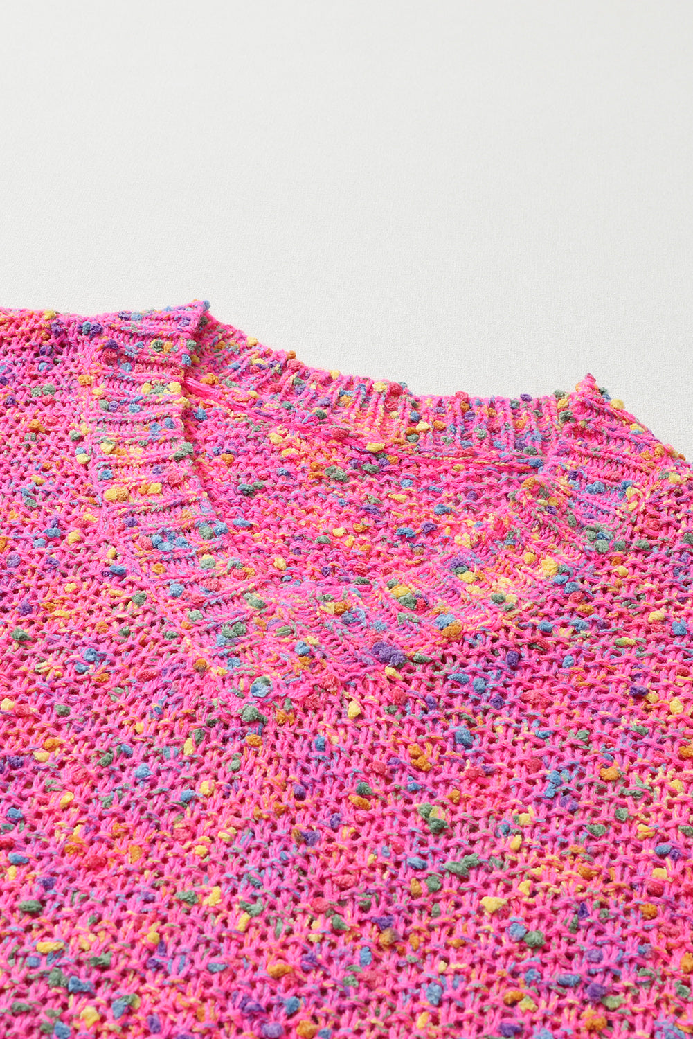 Hot Pink Chunky Knit Sweater