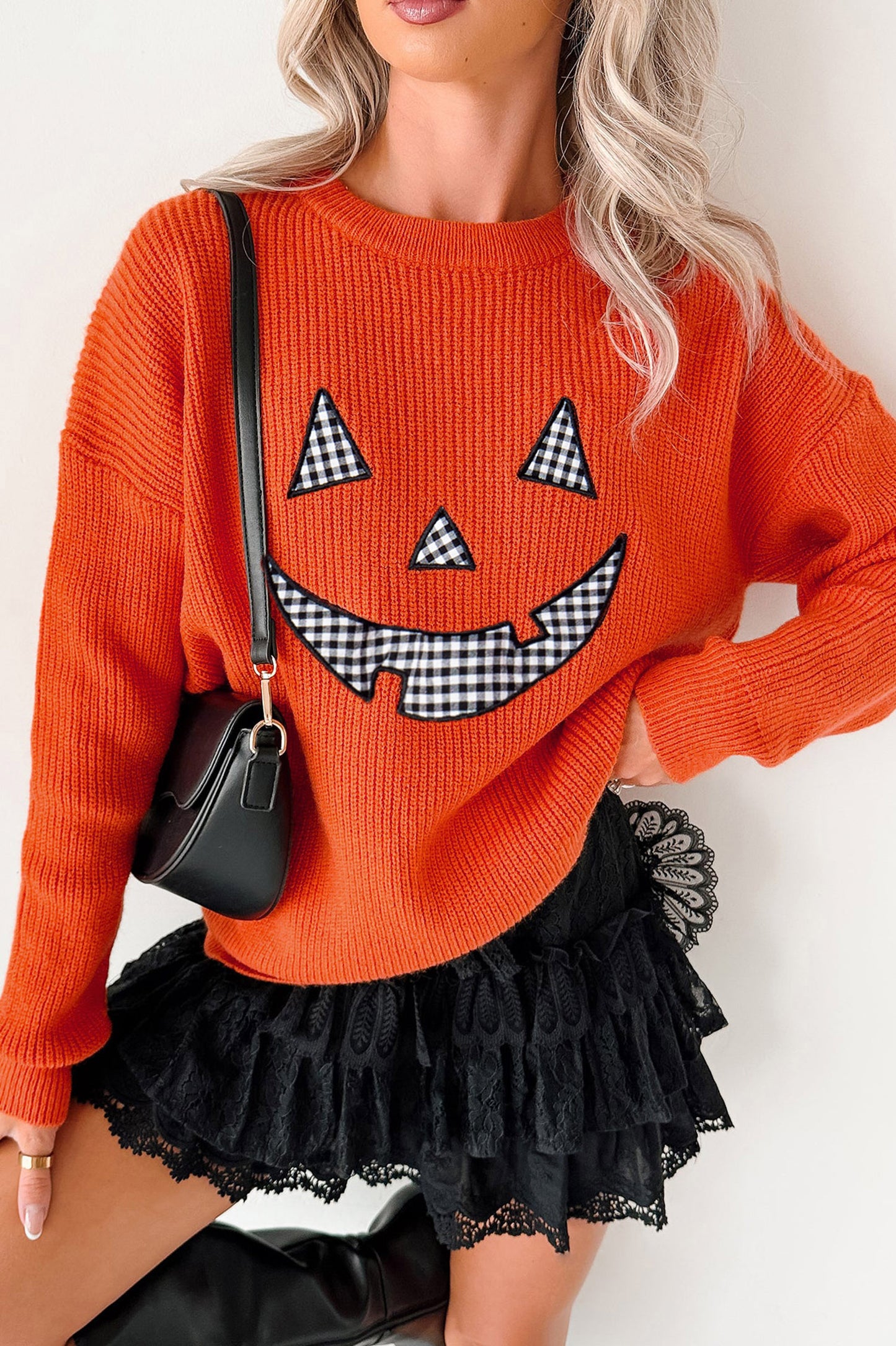 Jack O' Lantern Halloween Sweater