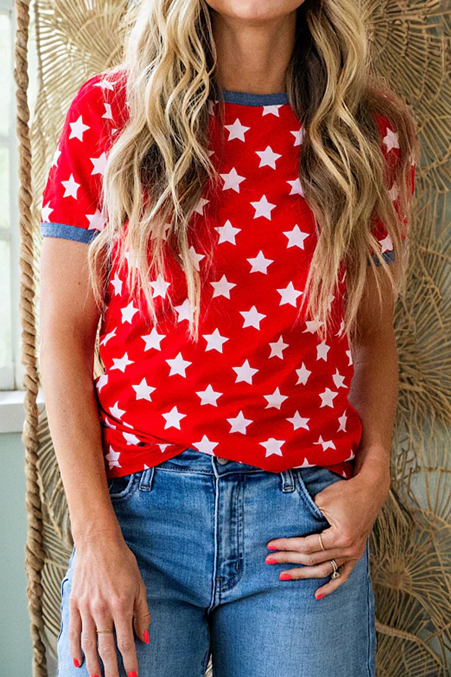 Red Stars Top