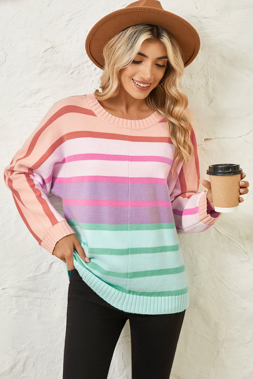 Striped Loose Sweater