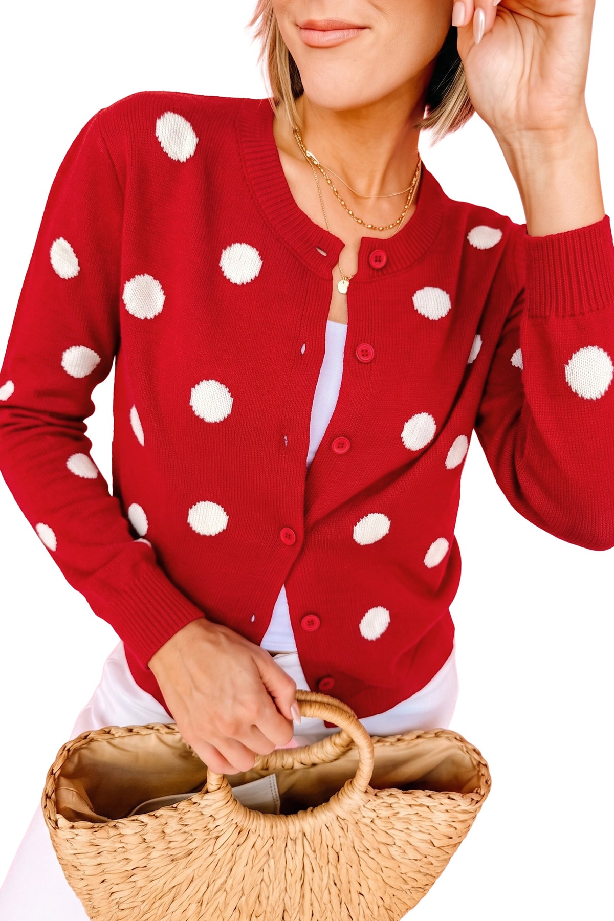 Polka Dot Cardigan